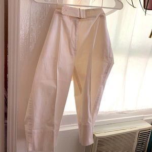 Jil Sander off white capris